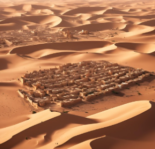 Ciudad bajo el Sahara