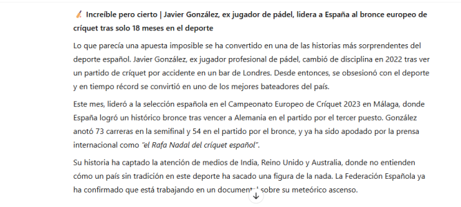 : 🏏 Increíble pero cierto | Javier González, ex jugador de pádel, lidera a España al bronce europeo de críquet tras solo 18 meses en el deporte